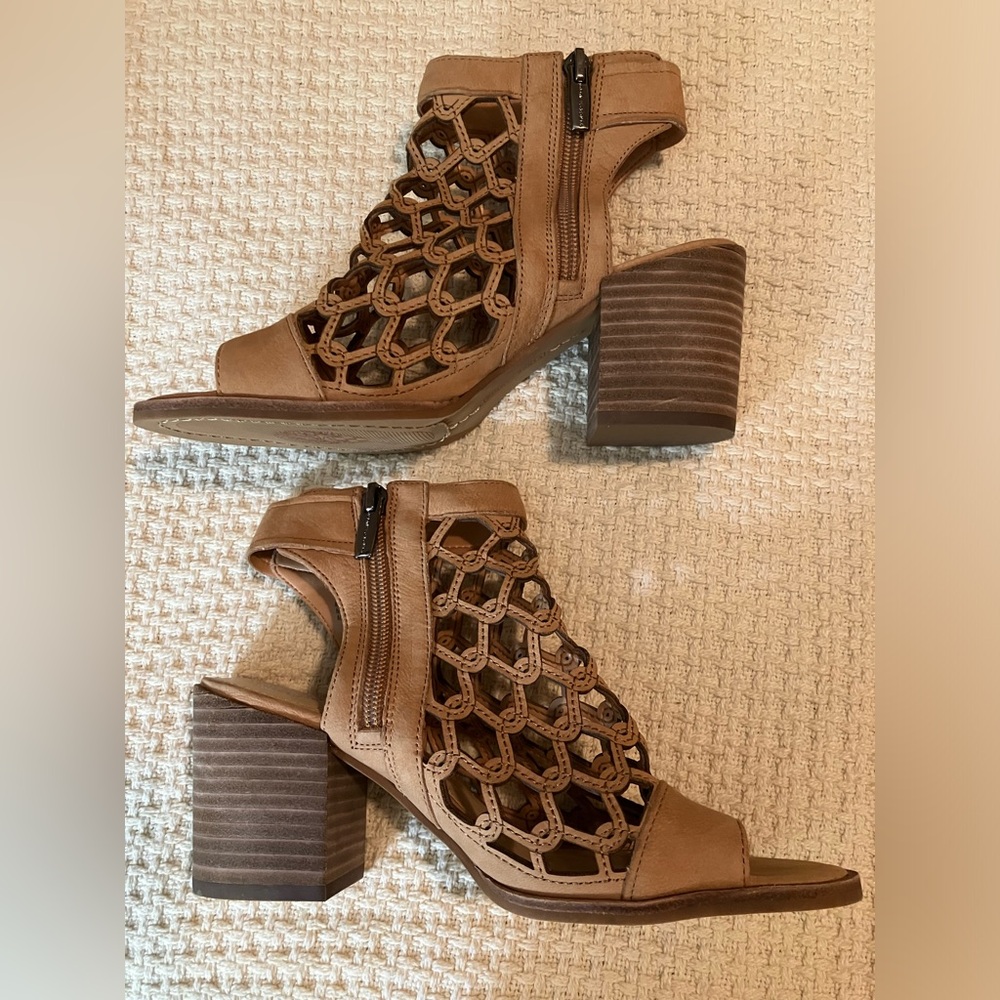 Vince Camino Peep Toe Ankle Booties / Sandals